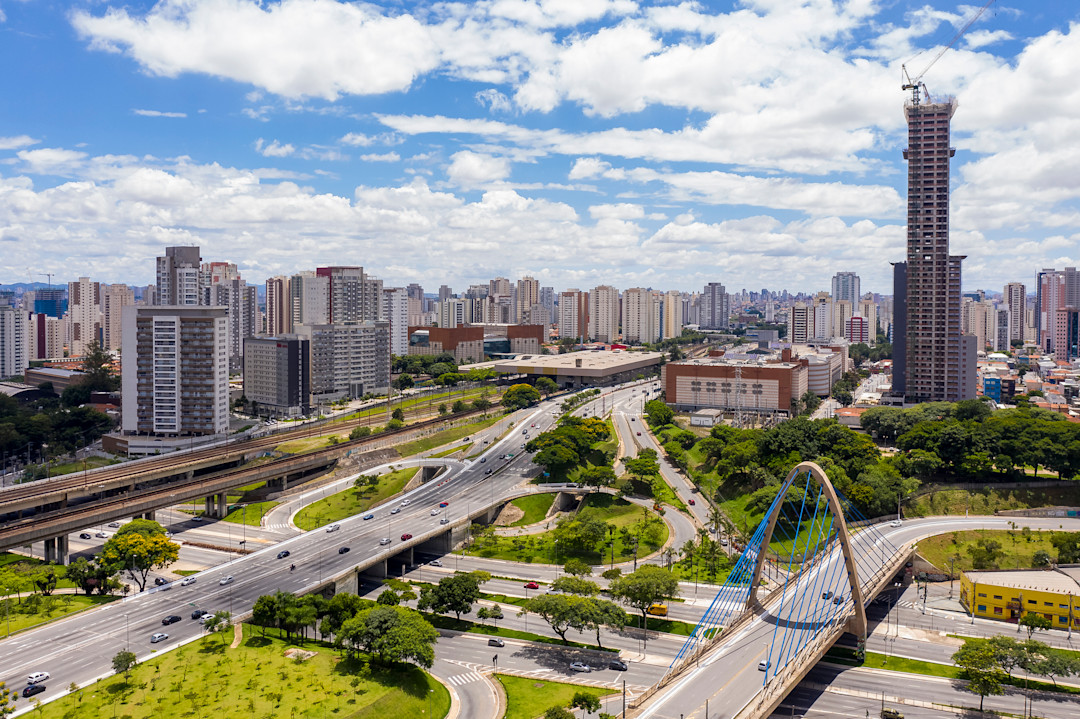 Vista urbana do Tatuapé em São Paulo